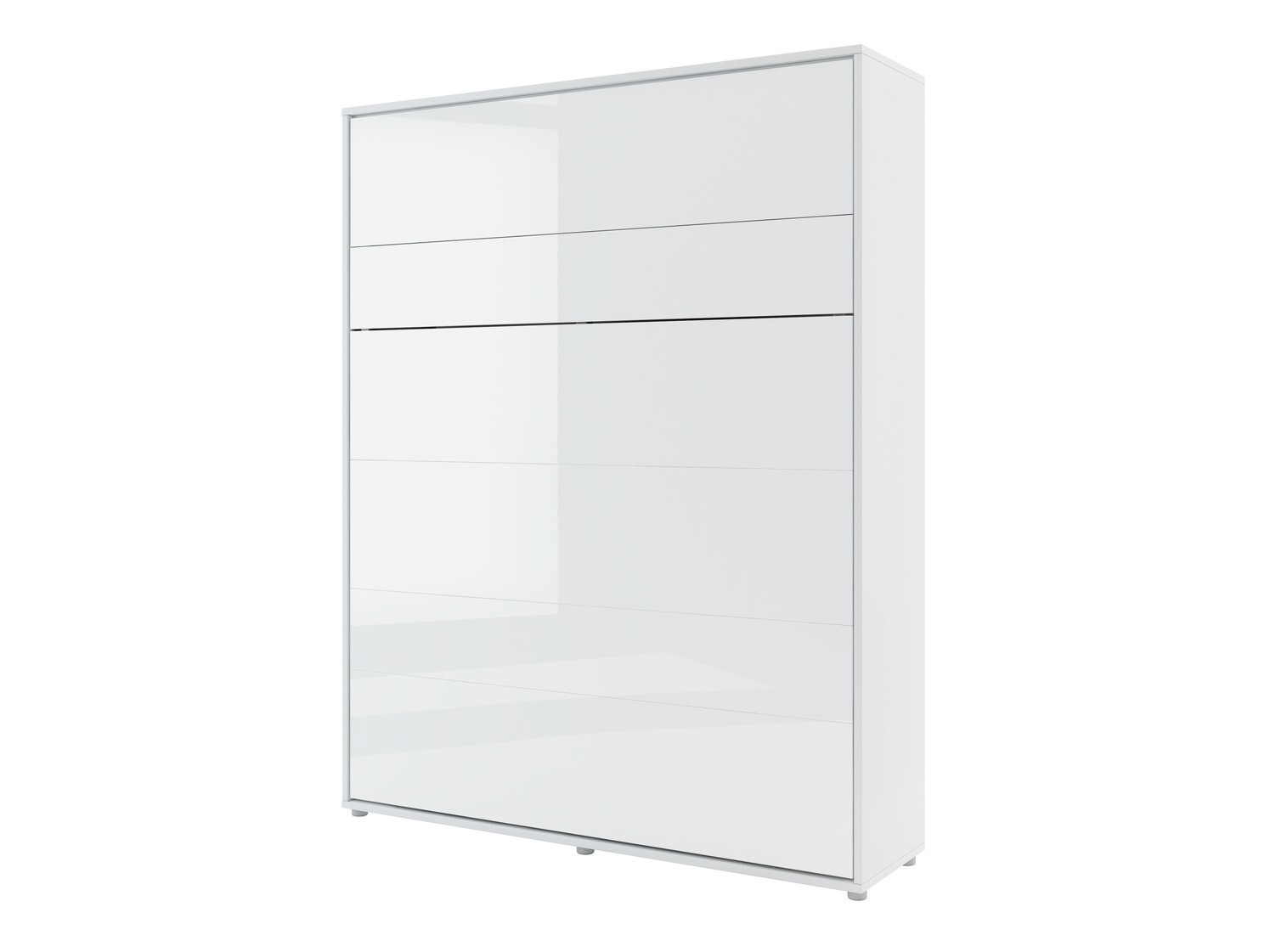 Σετ επίπλων Concept Pro Lenart VI (Γυαλιστερό λευκό + Άσπρο + Μπλε)