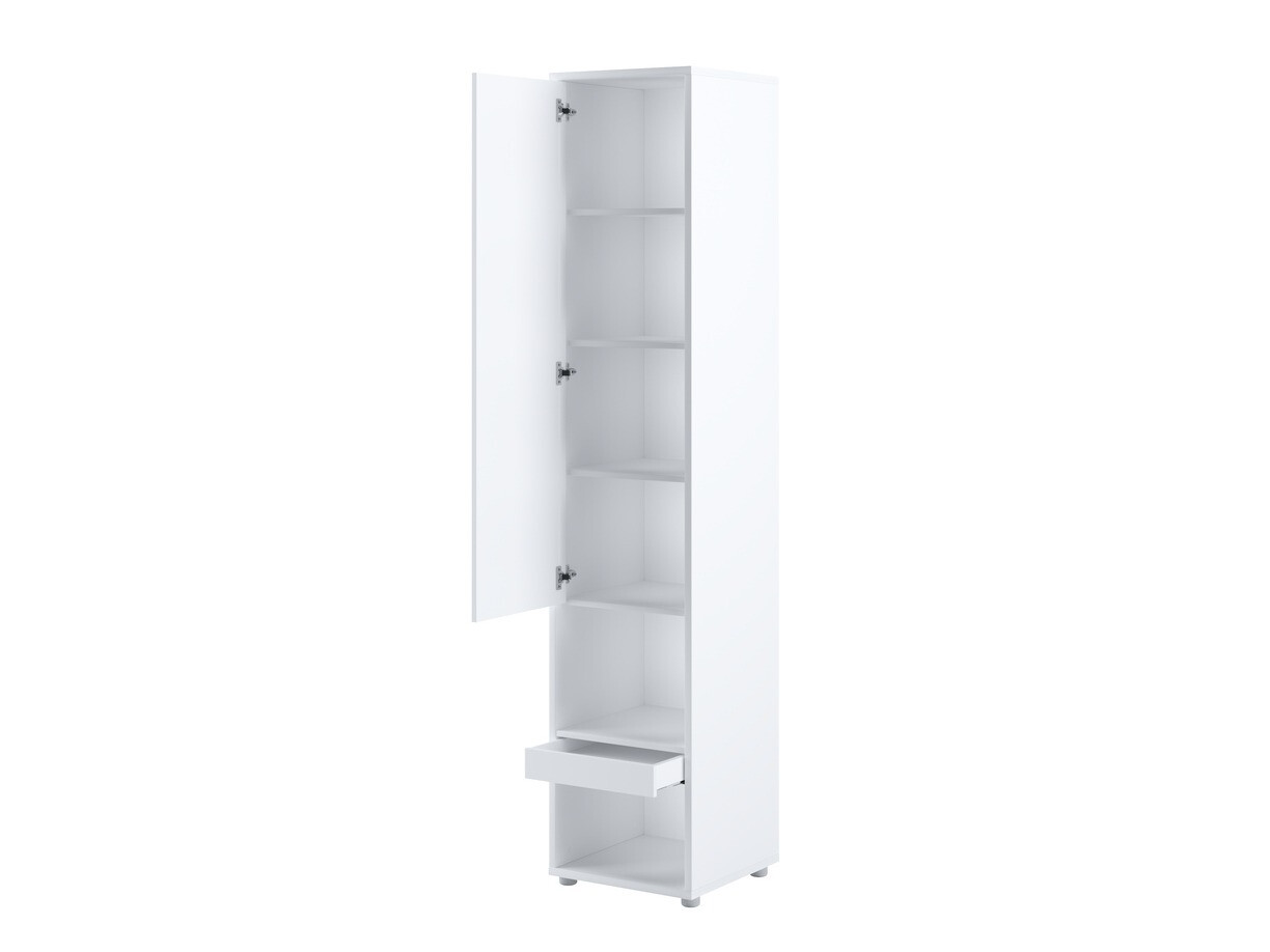 Σετ επίπλων Concept Pro Lenart VI (Γυαλιστερό λευκό + Άσπρο + Μπλε)