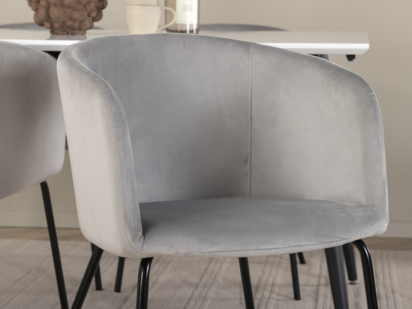 Dining set Dallas 2739 (Grey + Black)