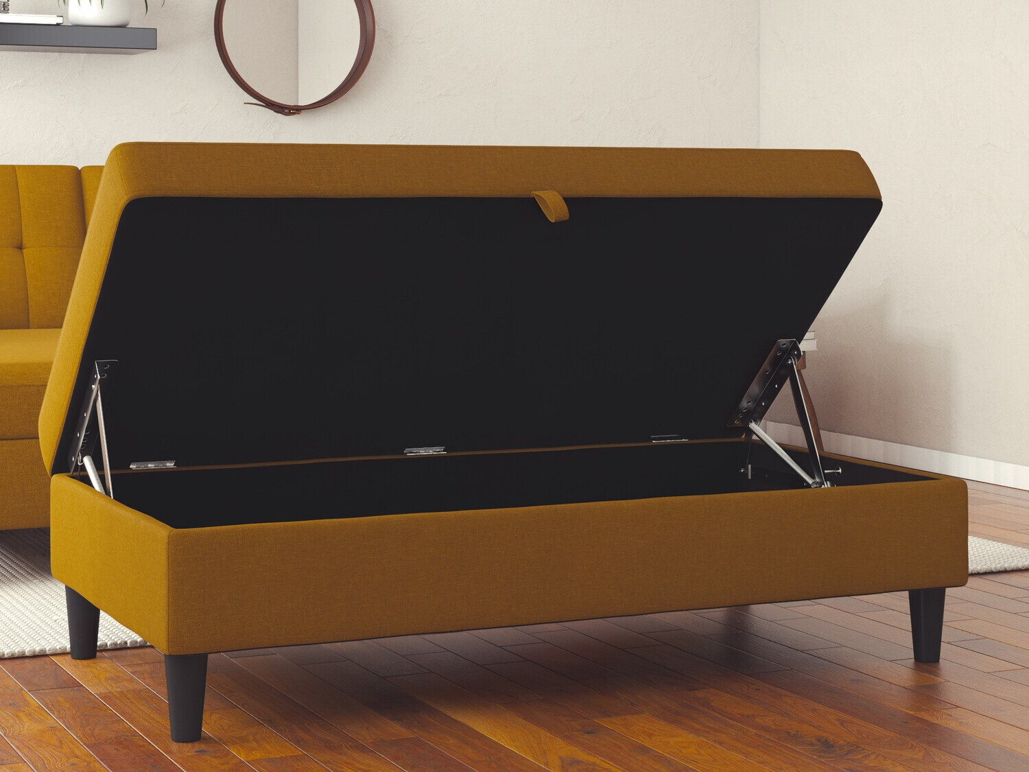 Ταμπουρέ Tulsa 537 (Σκούρο κίτρινο)