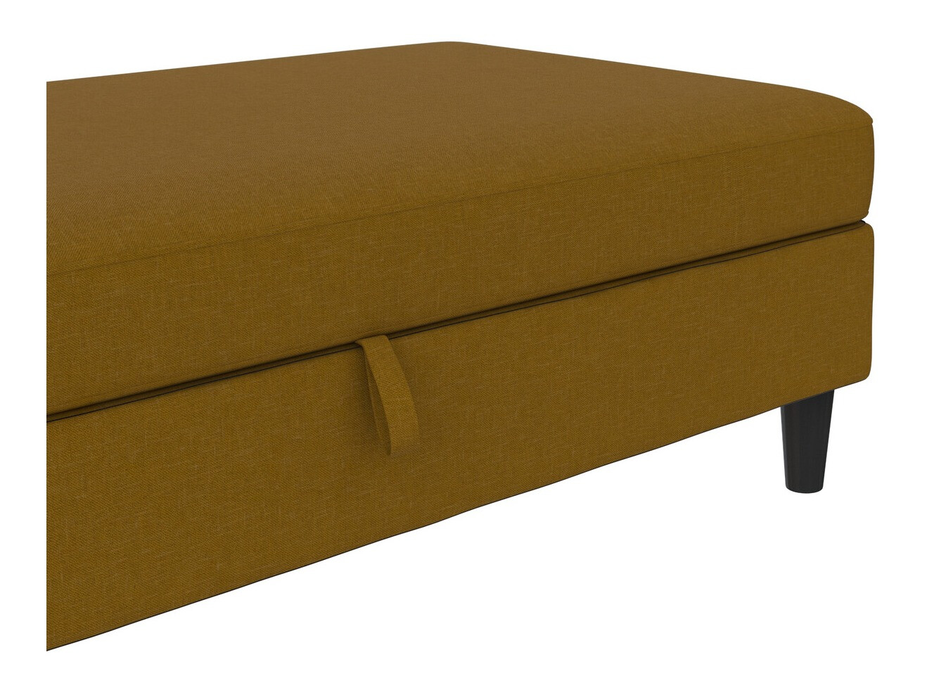 Ταπετσαρισμένος πάγκος Tulsa 537 (Σκούρο κίτρινο)