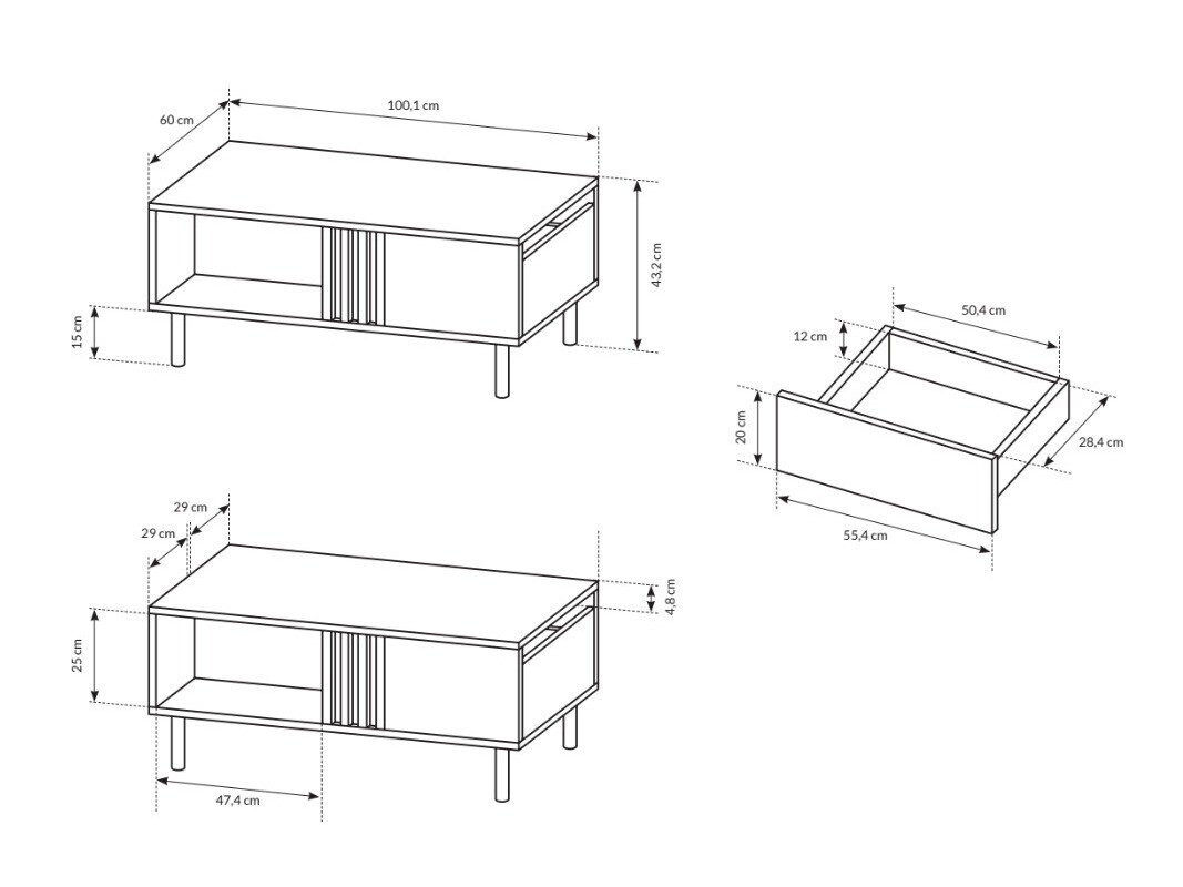 Coffee table Sevcalu 103