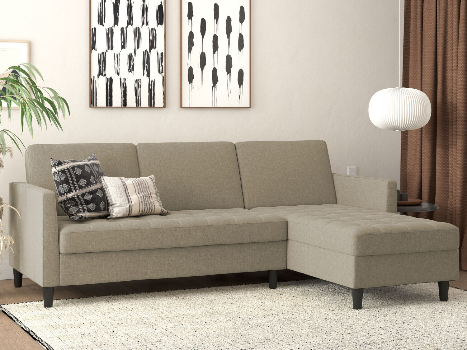Corner sofa Tulsa 541 (Cappuccino)