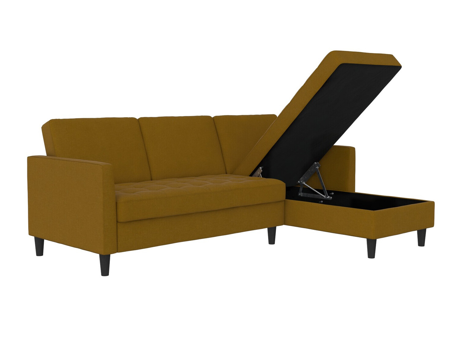 Corner sofa Tulsa 541 (Dark yellow)