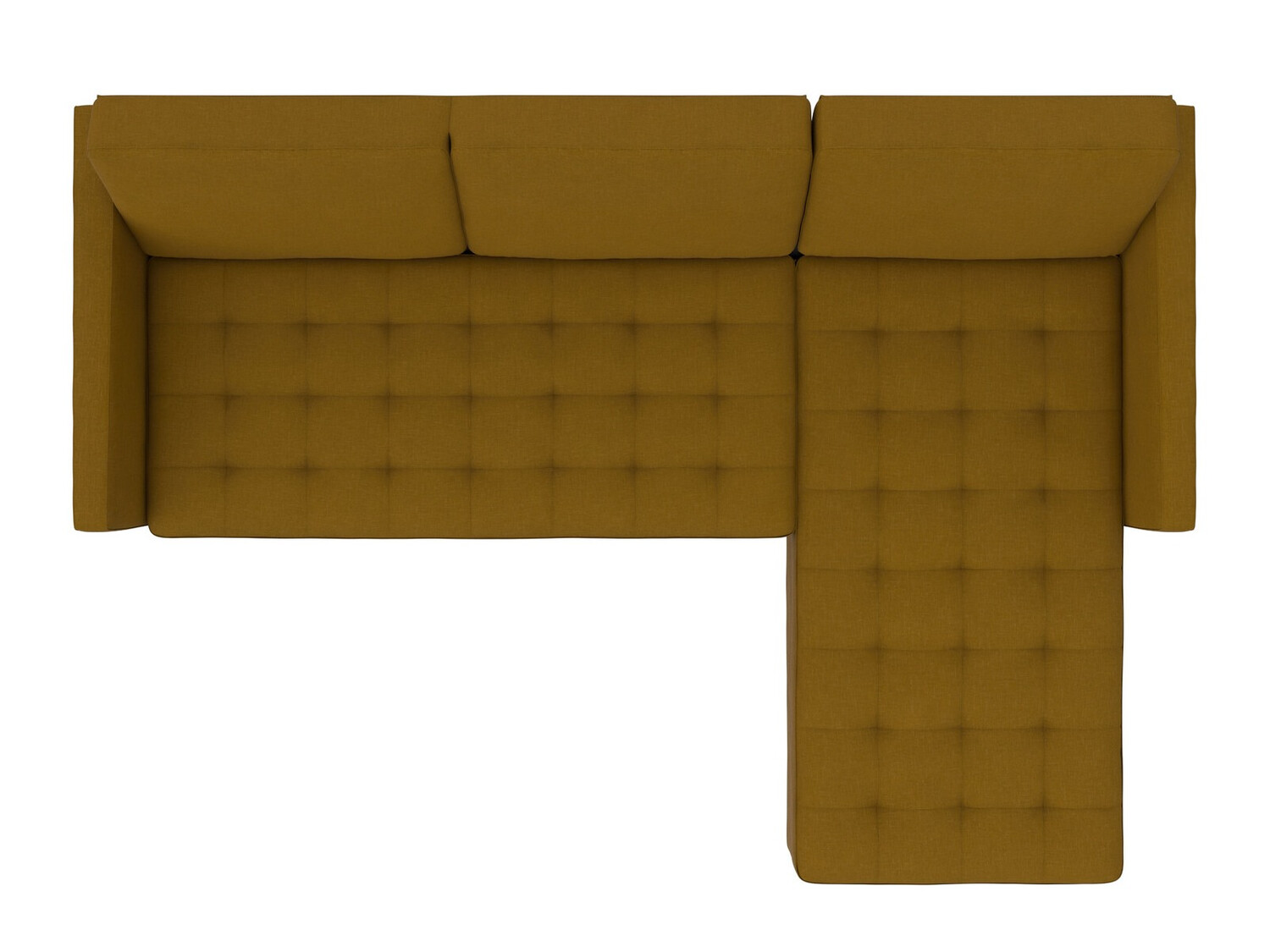 Corner sofa Tulsa 541 (Dark yellow)
