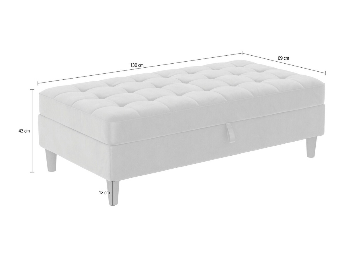 Ταμπουρέ Tulsa 545 (Σκούρο κίτρινο)