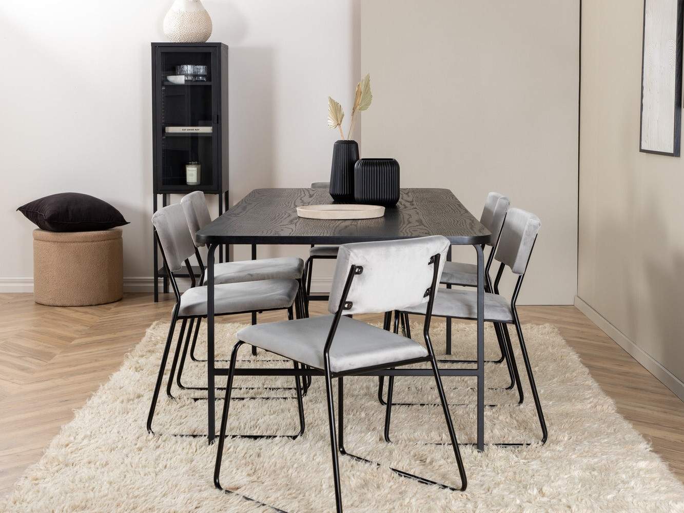 Dining set Dallas 2790 (Grey + Black)
