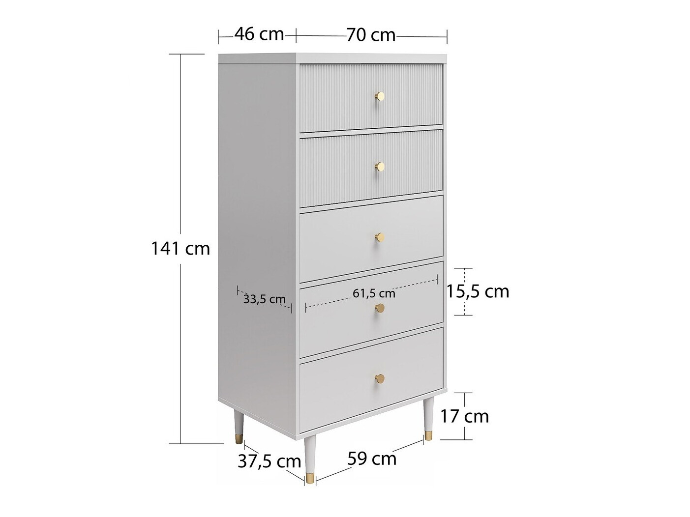 Chest of drawers Tulsa 554