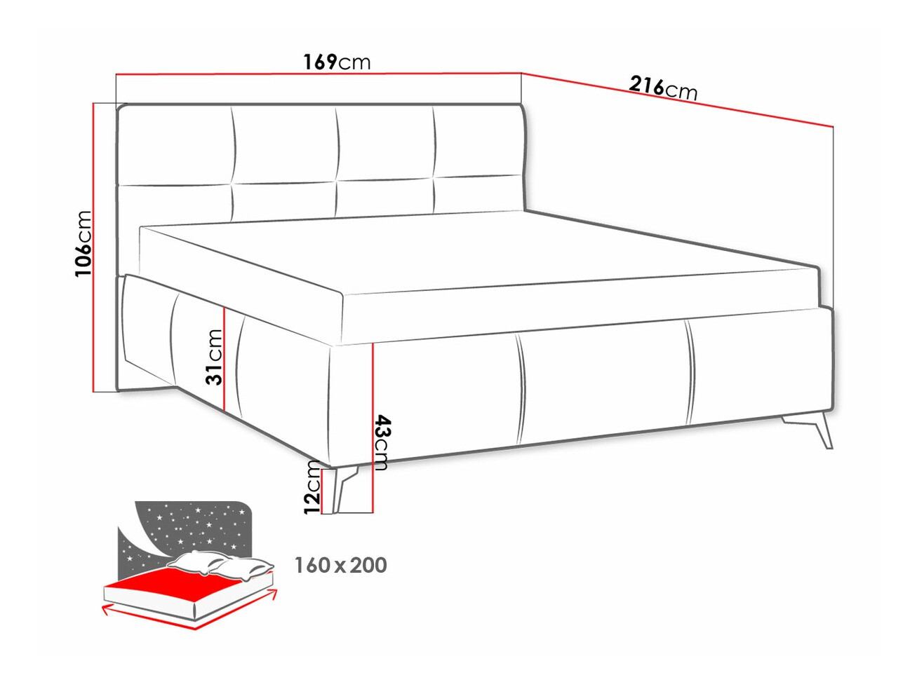 Κρεβάτι ComfiDream Sorona (Fresh 01)