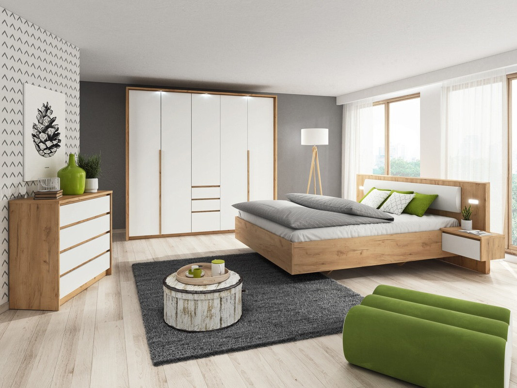 Bed Evarenoi 103 With bedside tables
