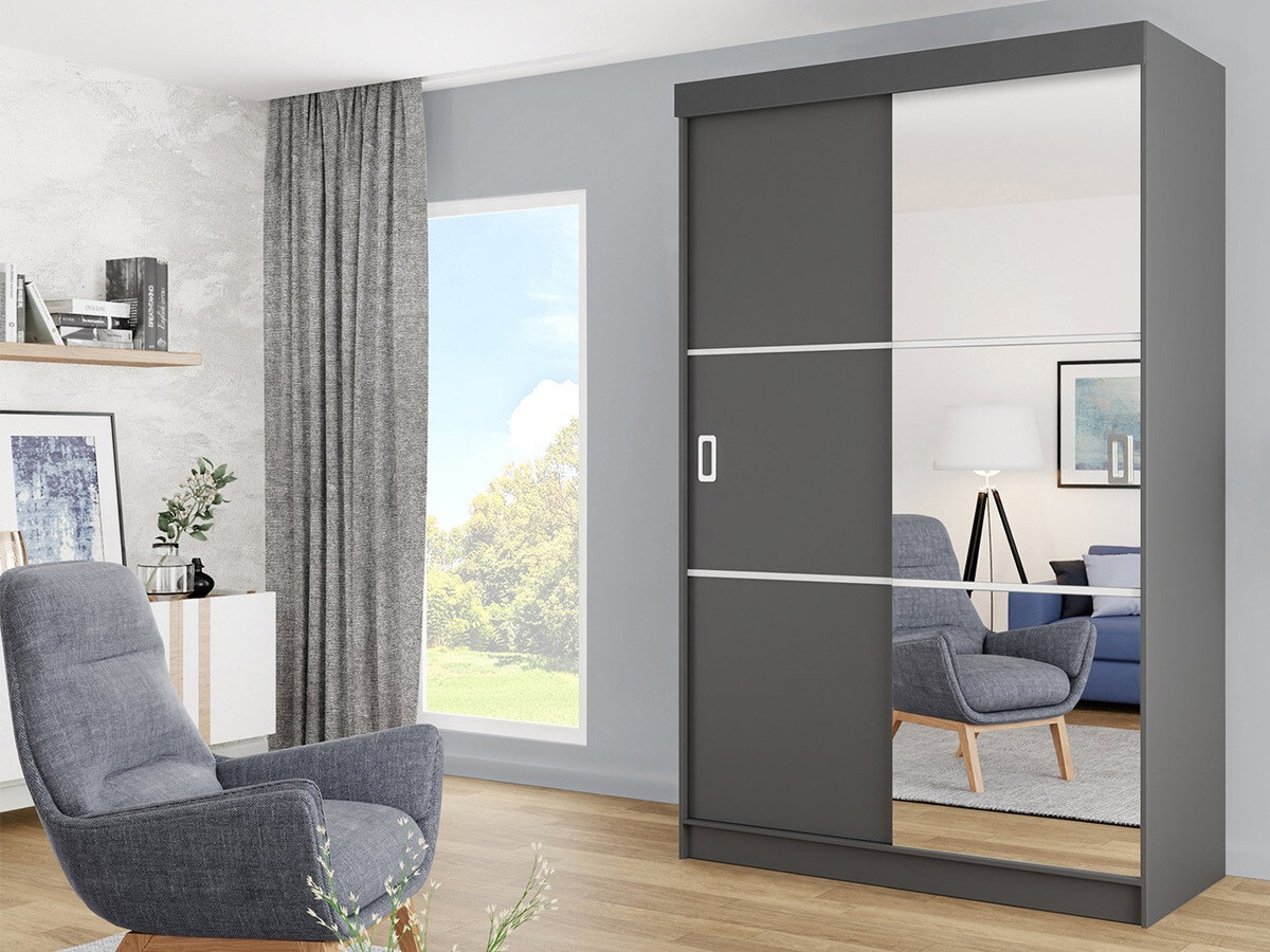 Wardrobe Dover 111 (Graphite)