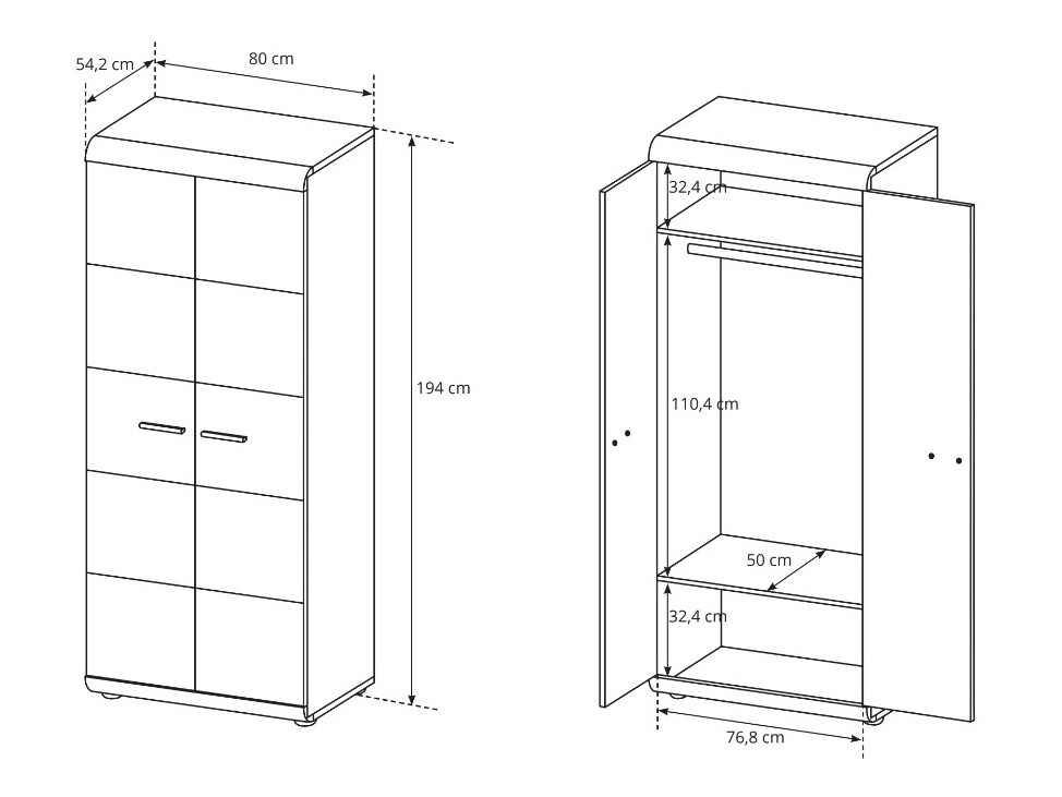 Wardrobe Evarleve 108