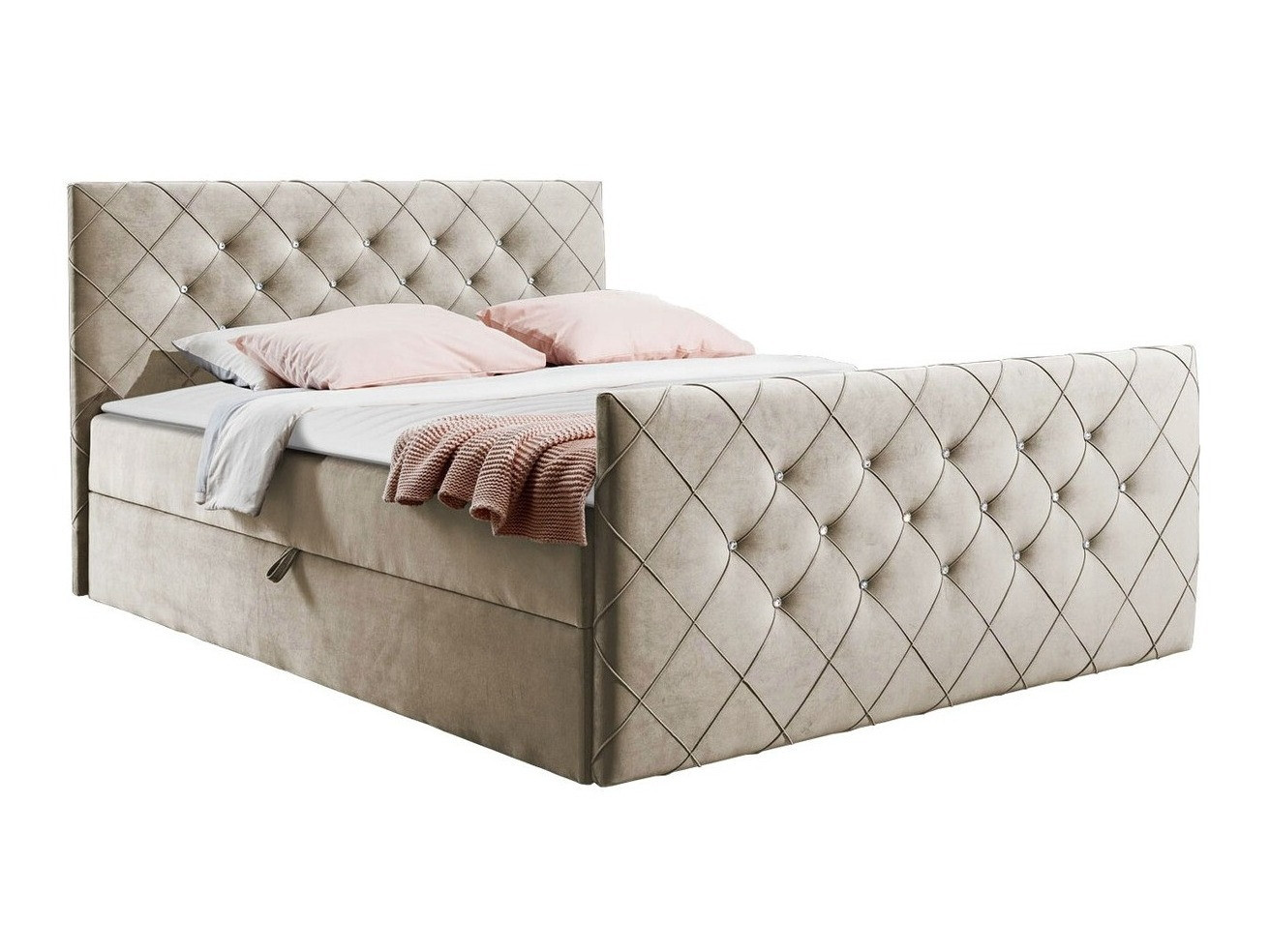 Κρεβάτι continental Carmen (Amor Velvet 4303)