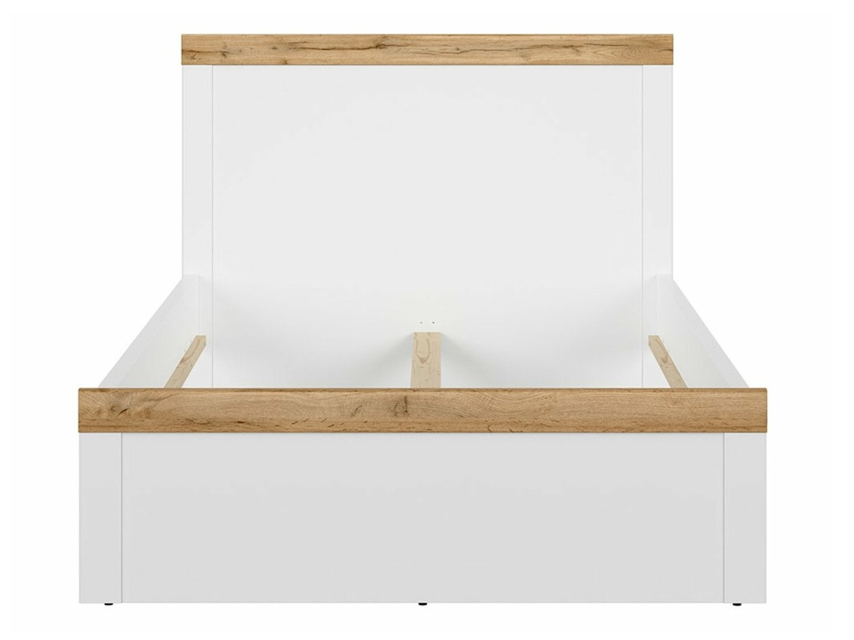 Bed Sonsoru 115 (White + Glossy white + Wotan Oak)