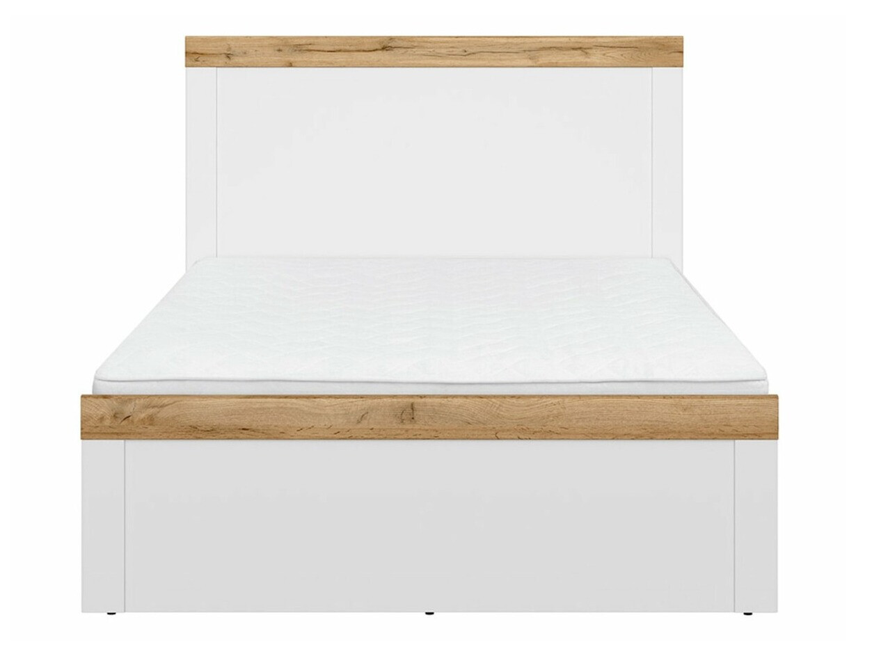 Bed Sonsoru 115 (White + Glossy white + Wotan Oak)