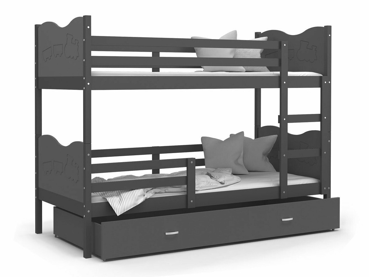 Bunk bed Aurora 110 (Grey)