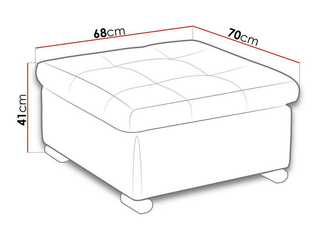 Σετ ταπετσαρισμένων επίπλων Comfivo Gemma I (Soft 020 + Majorka 03)