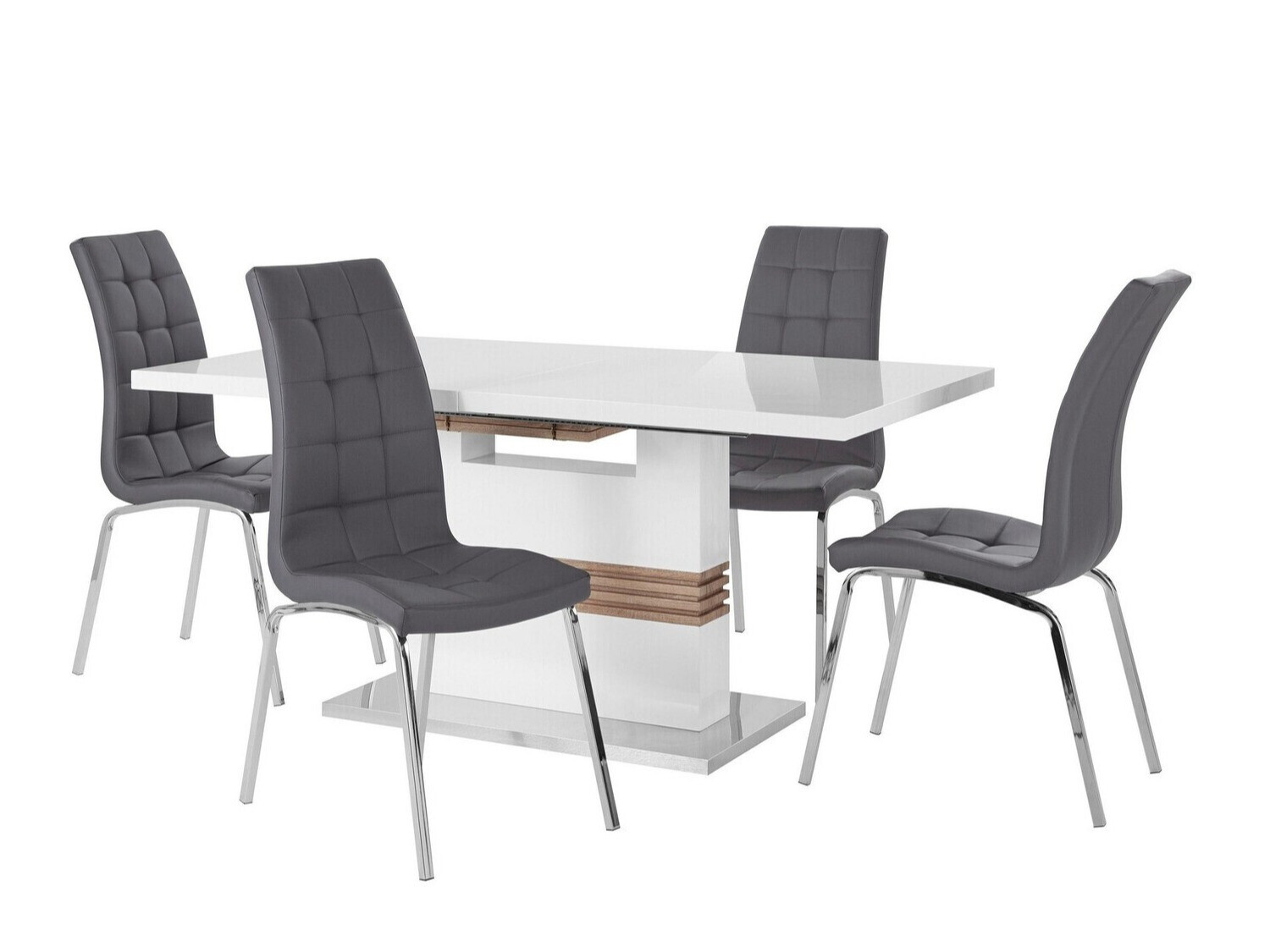 Dining set Denton 1111 (Grey)