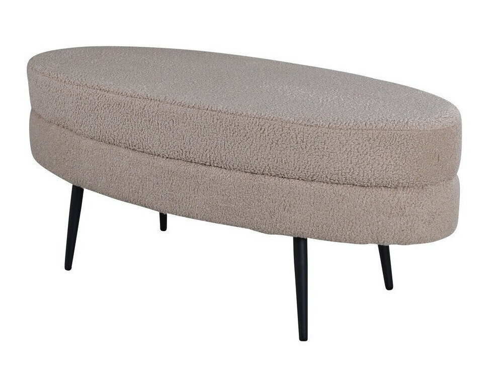 Ταμπουρέ Dallas 2920 (Μπεζ + Μαύρο)