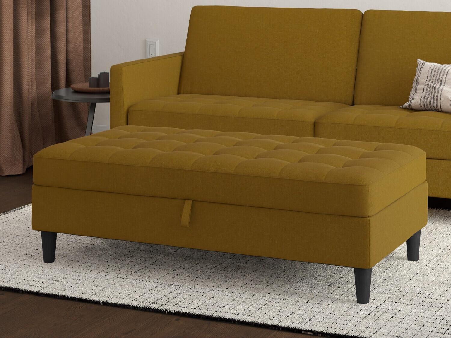 Ταμπουρέ Tulsa 545 (Σκούρο κίτρινο)