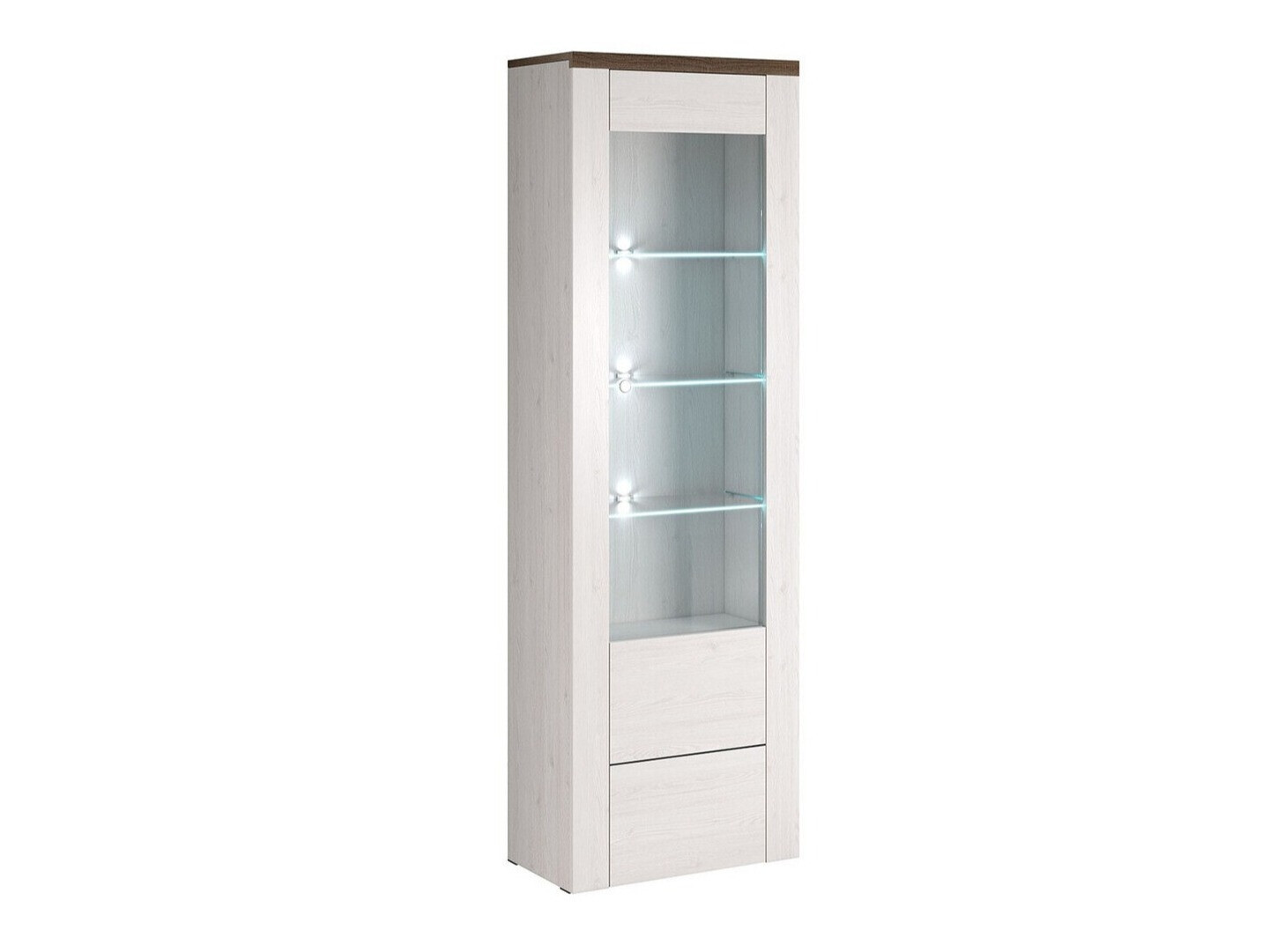 Bookcase Salelbo 102 (Sibu larch + Trufel oak)