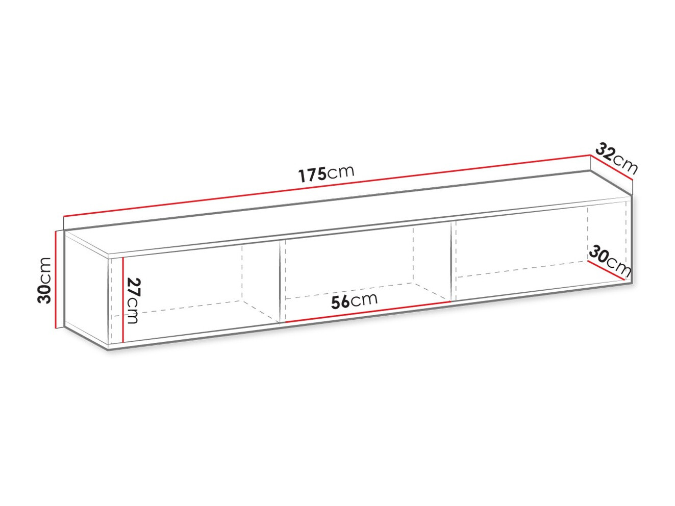 Έπιπλο τηλεόρασης Princal (Κρεμ + Χρυσό)