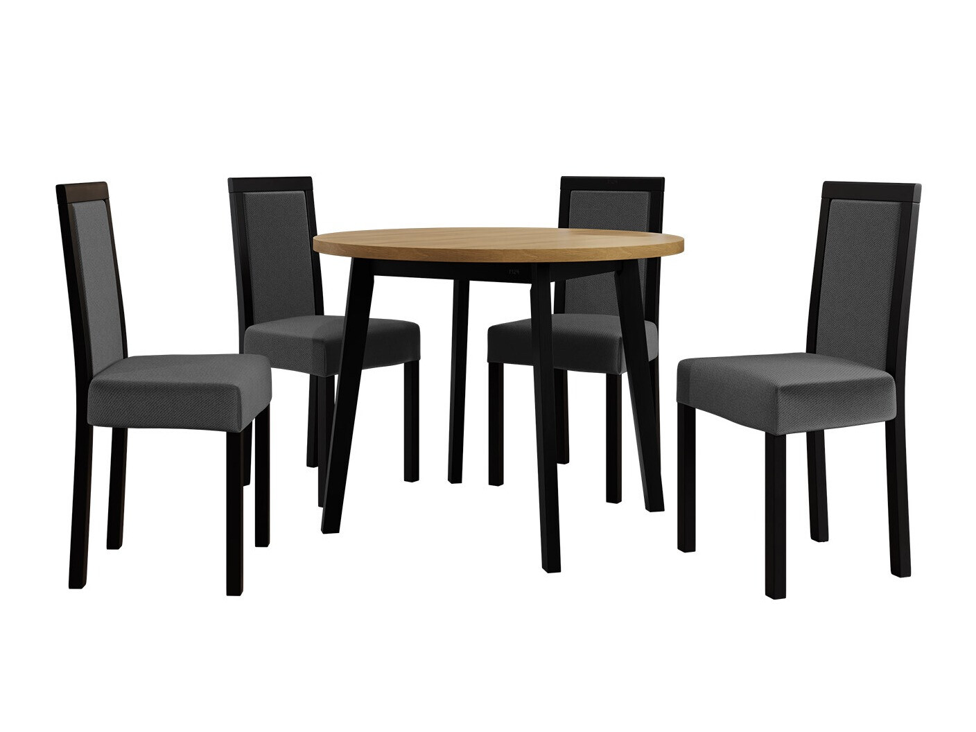 Dining set Victorville 256 (Grandson oak + Black)