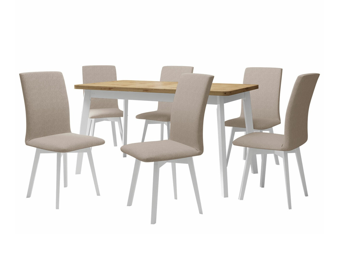 Dining set Victorville 291 (Artisan oak + White)