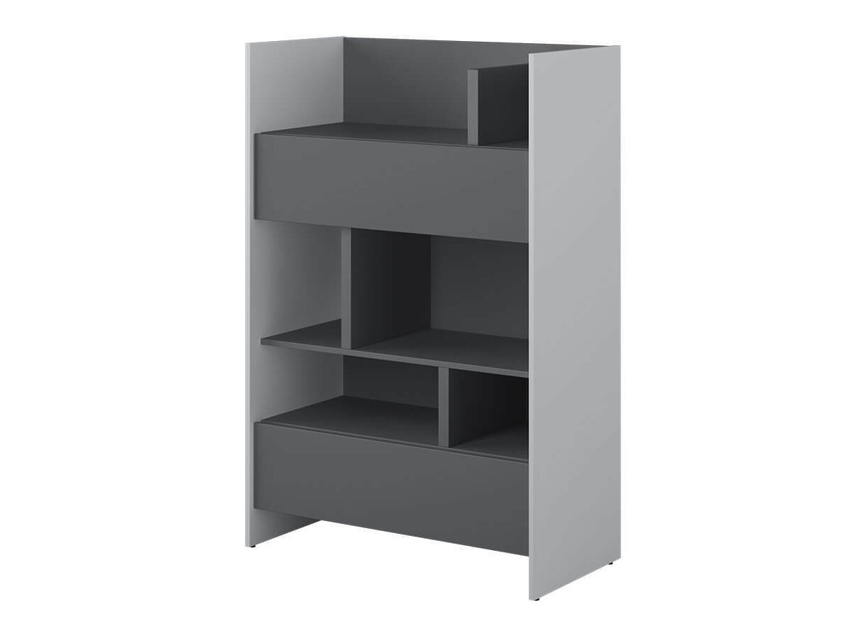 Βιβλιοθήκη Concept Pro Lenart IX (Γκρι + Γραφίτης)