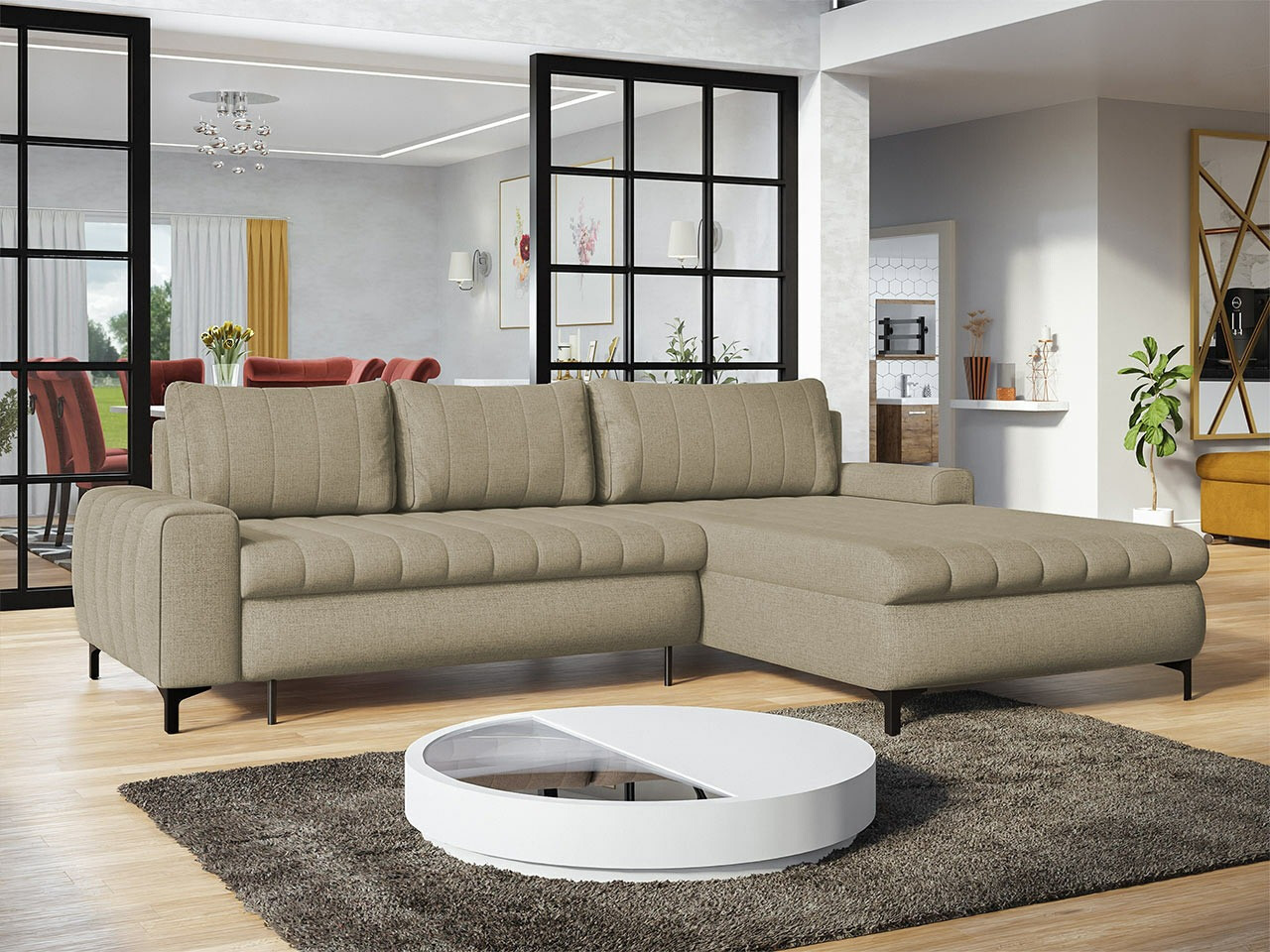 Corner sofa Lincoln 175 (Barrel 19)