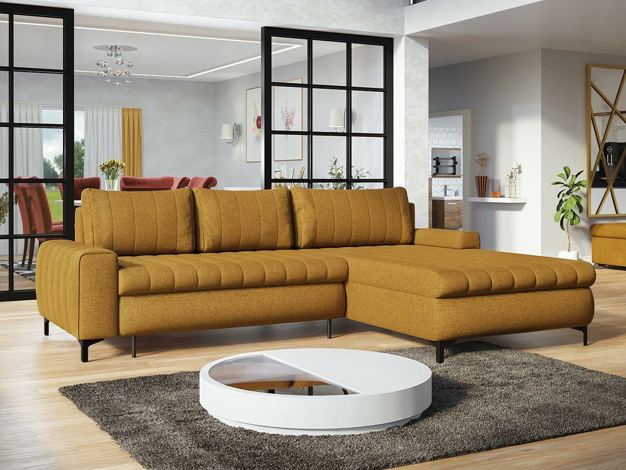 Corner sofa Lincoln 175 (Barrel 48)