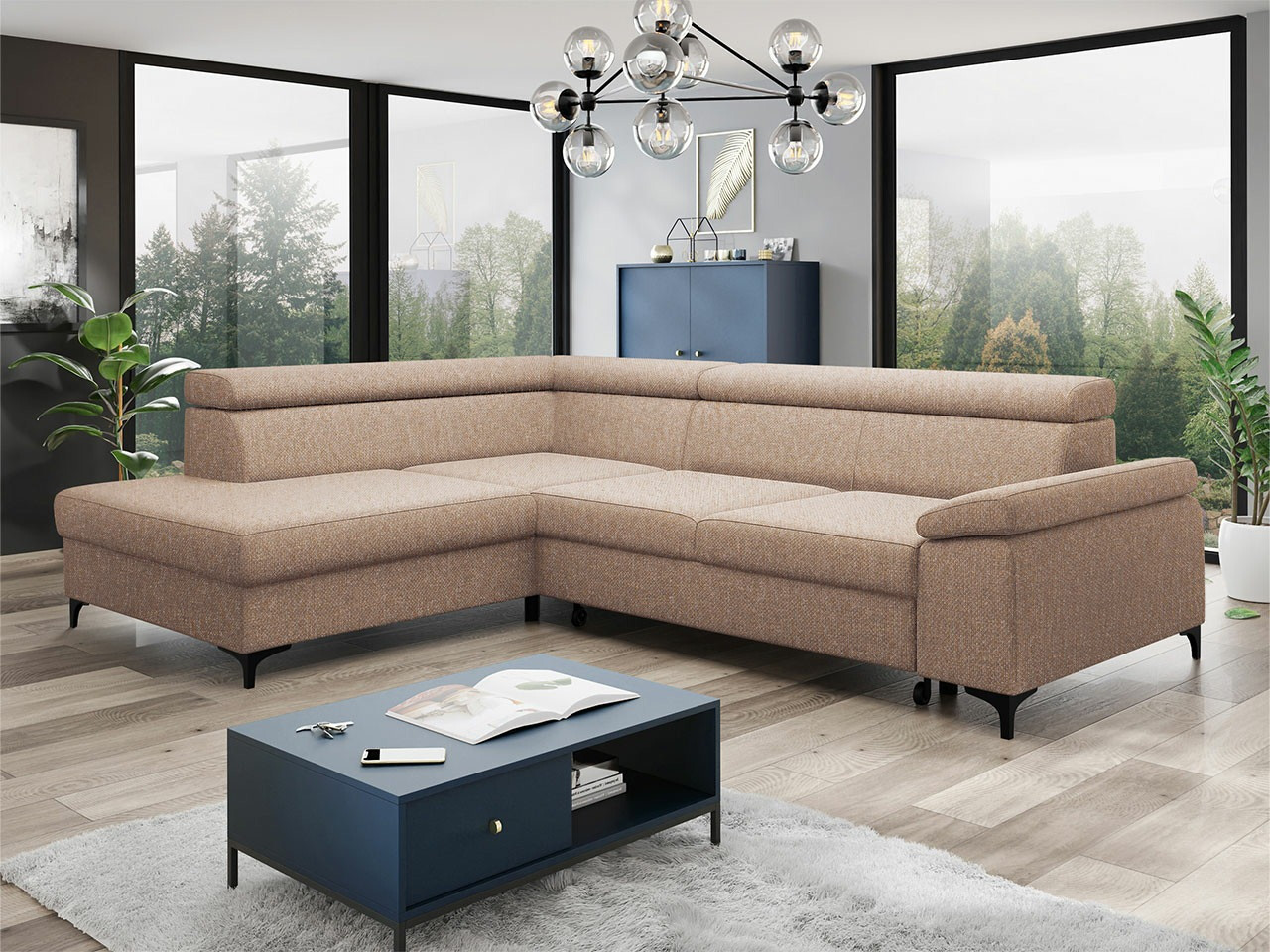 Corner sofa Lincoln 168 (Lars 89)