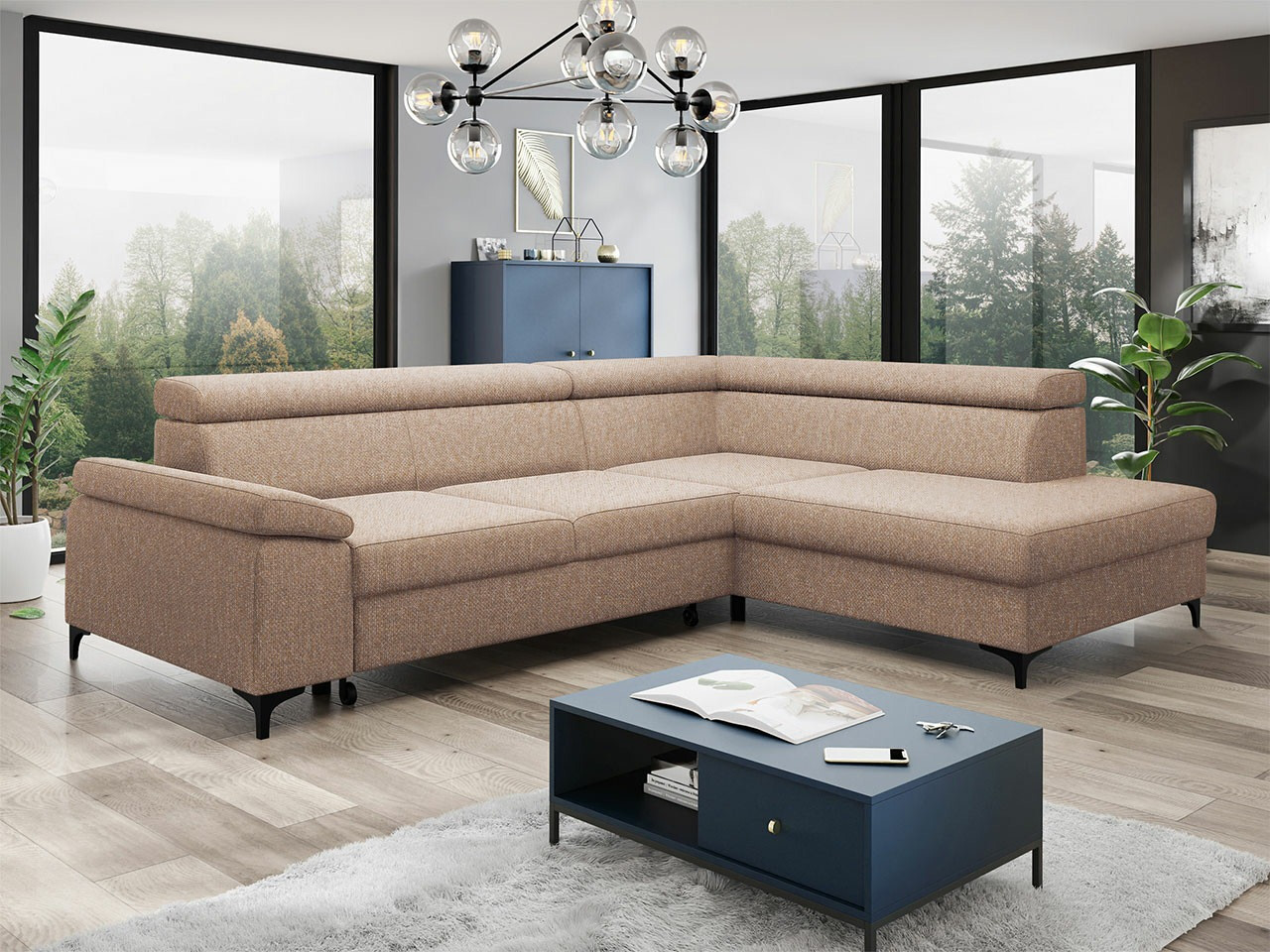 Corner sofa Lincoln 168 (Lars 89)