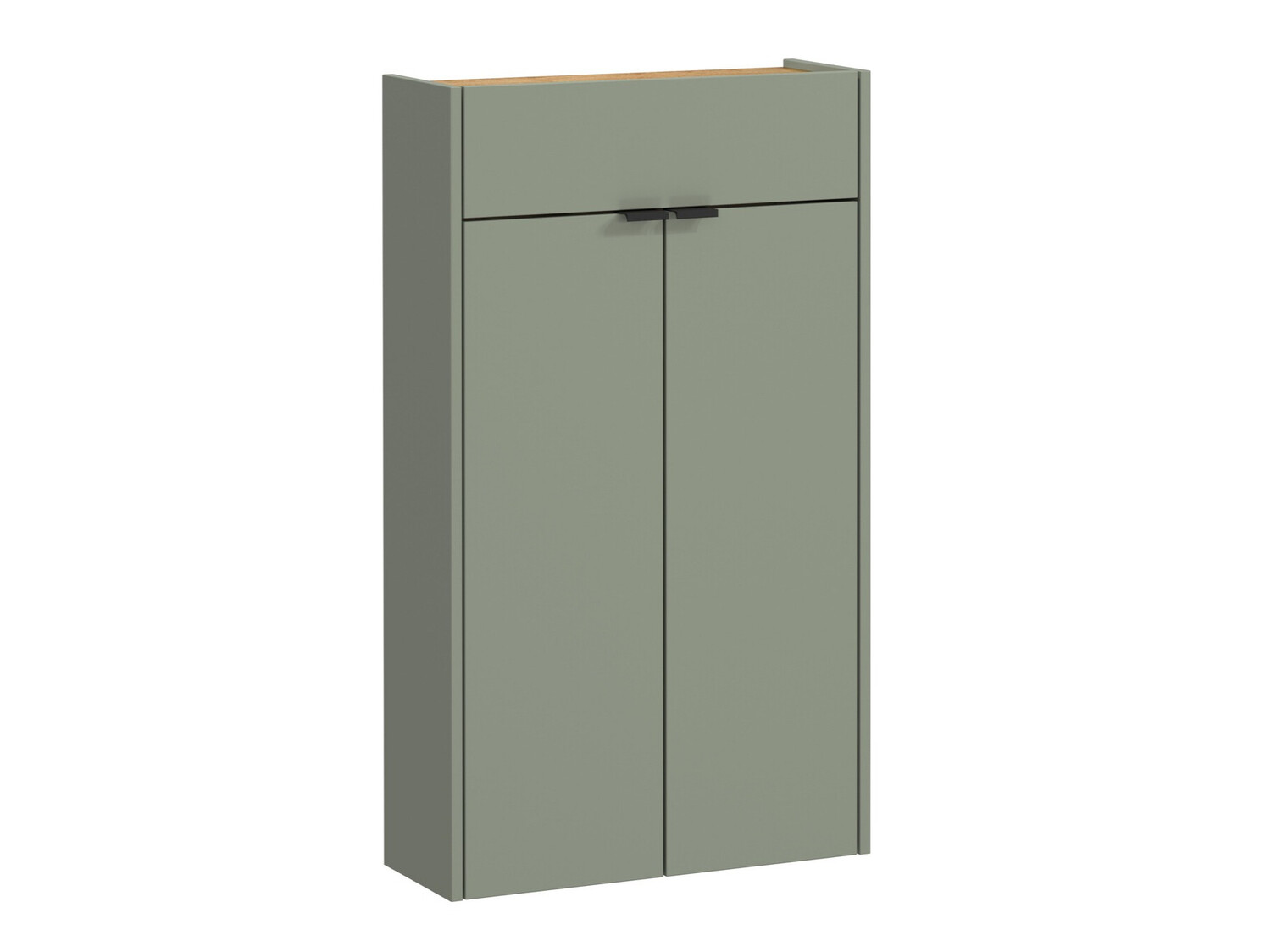 Shoe shelf Cirsale 101 (Dusty green + Navarra oak)