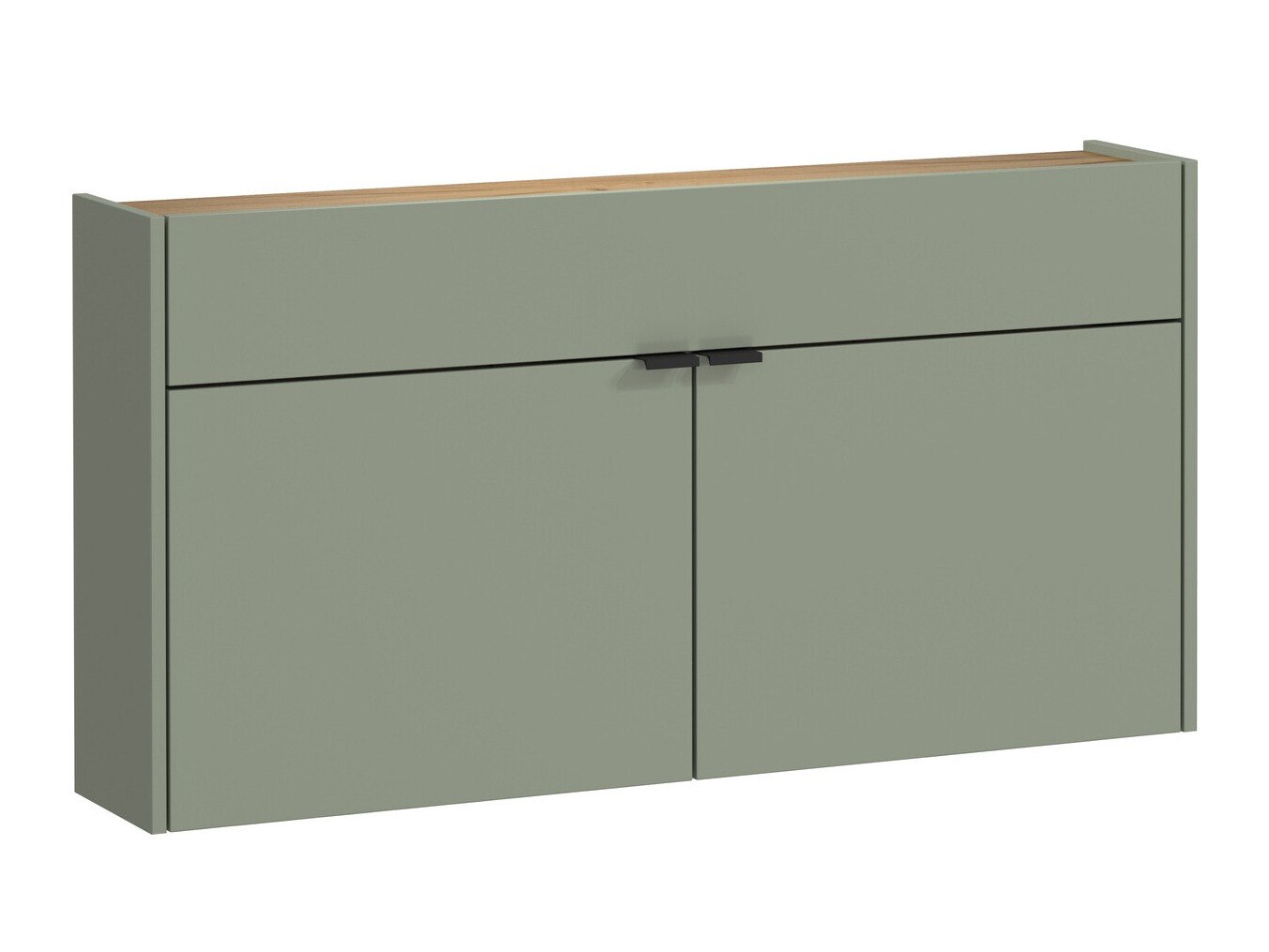 Shoe shelf Cirsale 102 (Dusty green + Navarra oak)