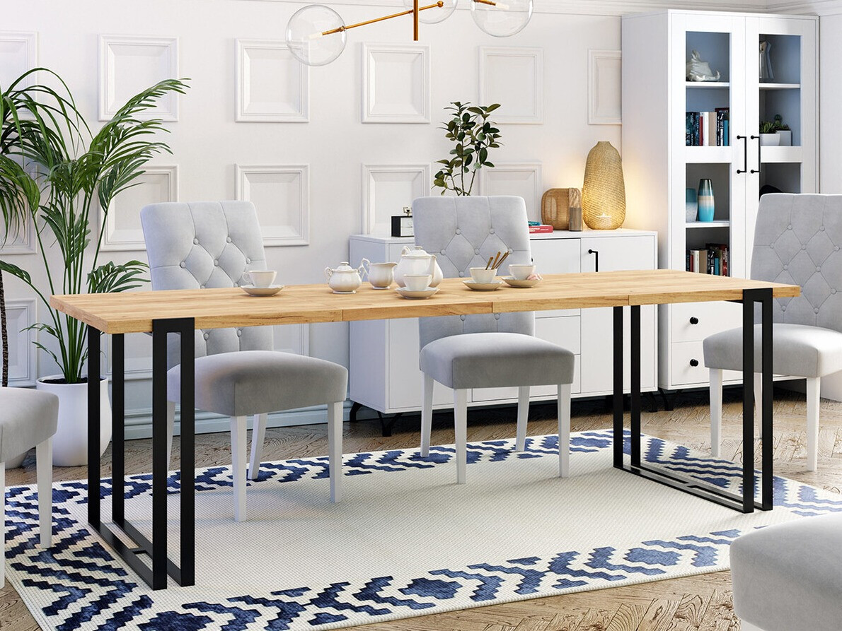 Τραπέζι Comfivo Sors (Καφέ + Μαύρο)