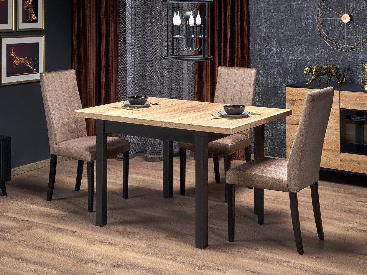 Table Houston 1562 (Black + Craft oak)