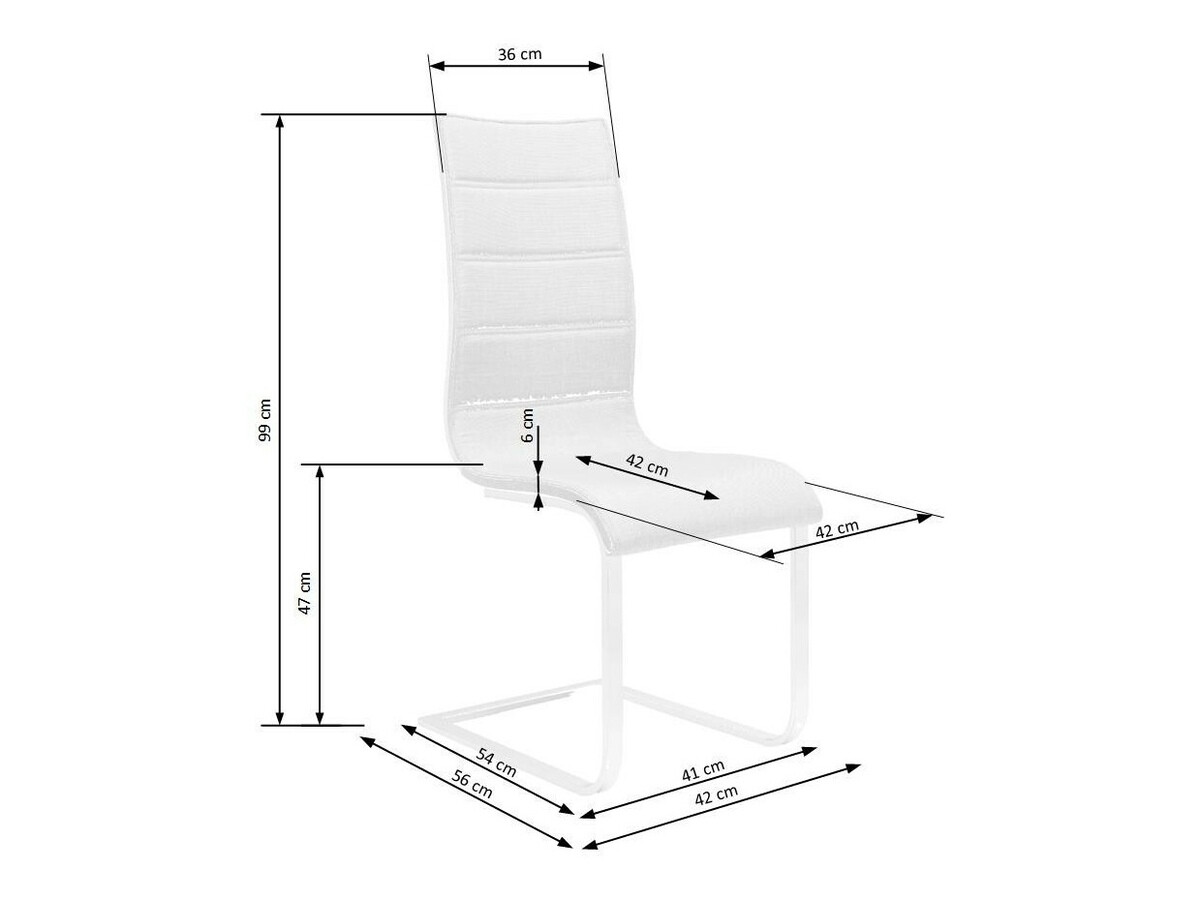 Chair Houston 563 (Black + White)
