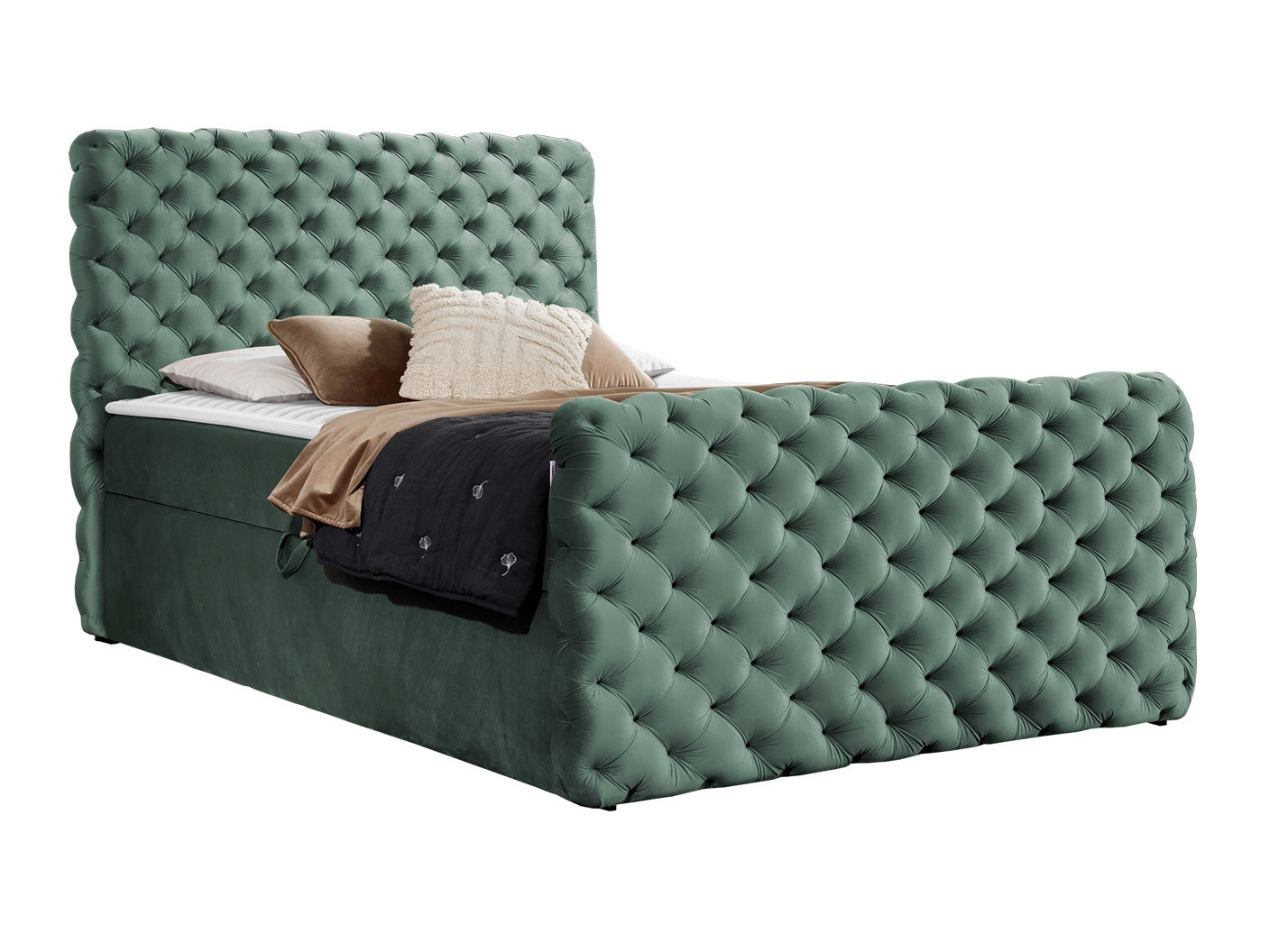 Continental bed Lac I (Velluto 13)