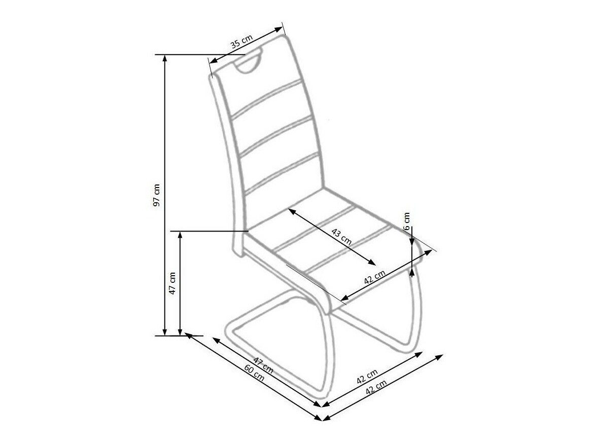 Καρέκλα Houston 255 (Γκρι)