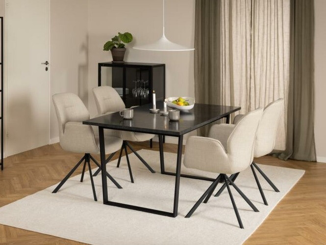 Chair Norsica 392 (Beige + Black)