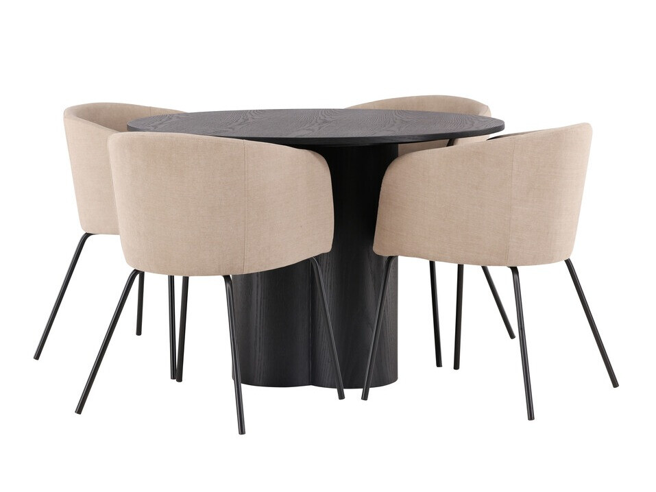 Dining set Dallas 3978 (Black)