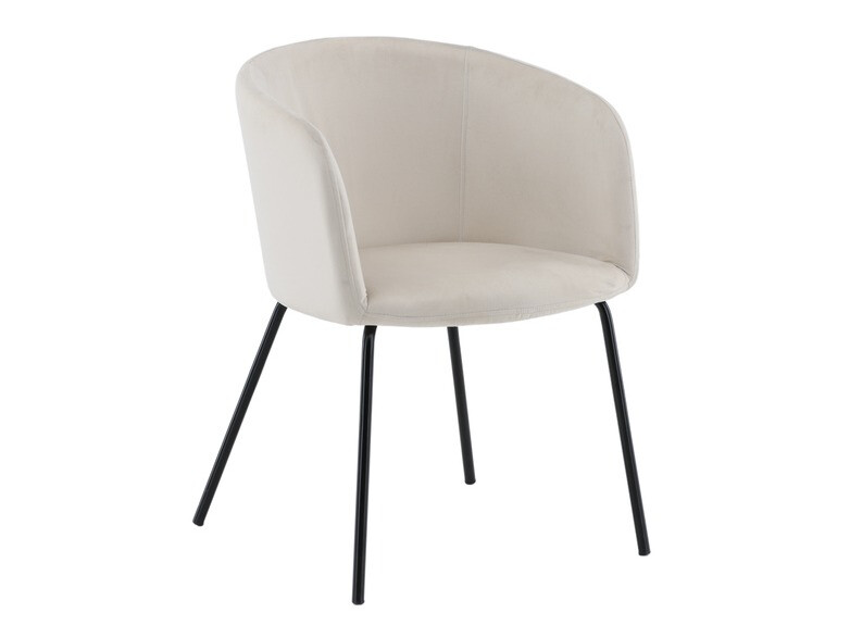 Σετ τραπεζαρίας Dallas 4044 (Κρεμ + Μαύρο)