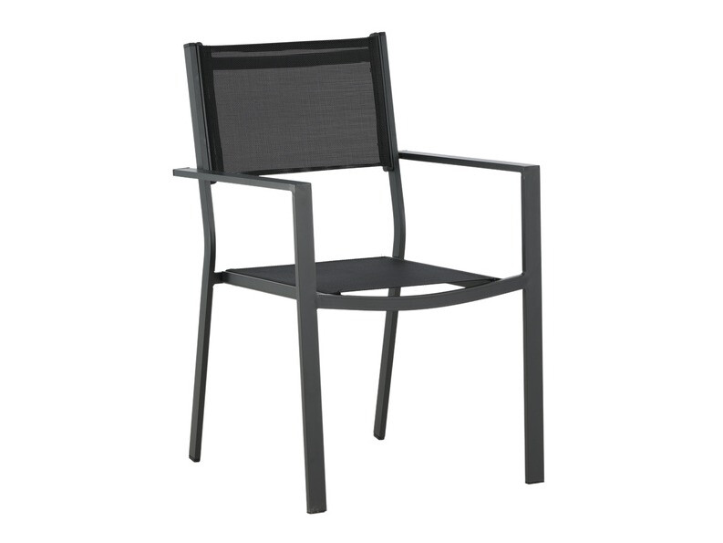 Table and chairs set Dallas 4037 (Grey + White)