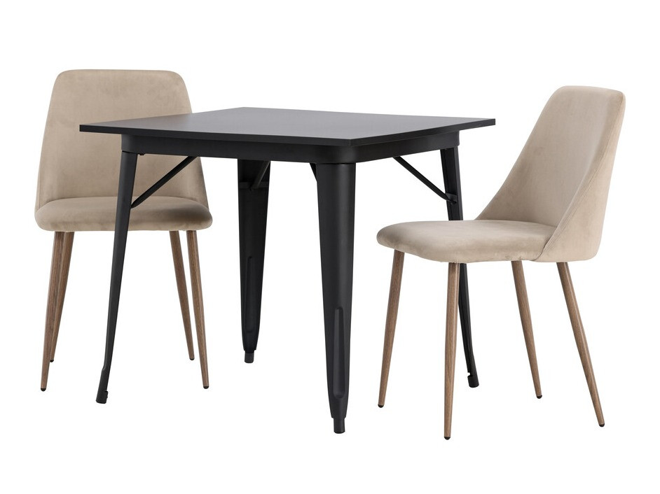 Dining set Dallas 4049 (Beige + Nut)
