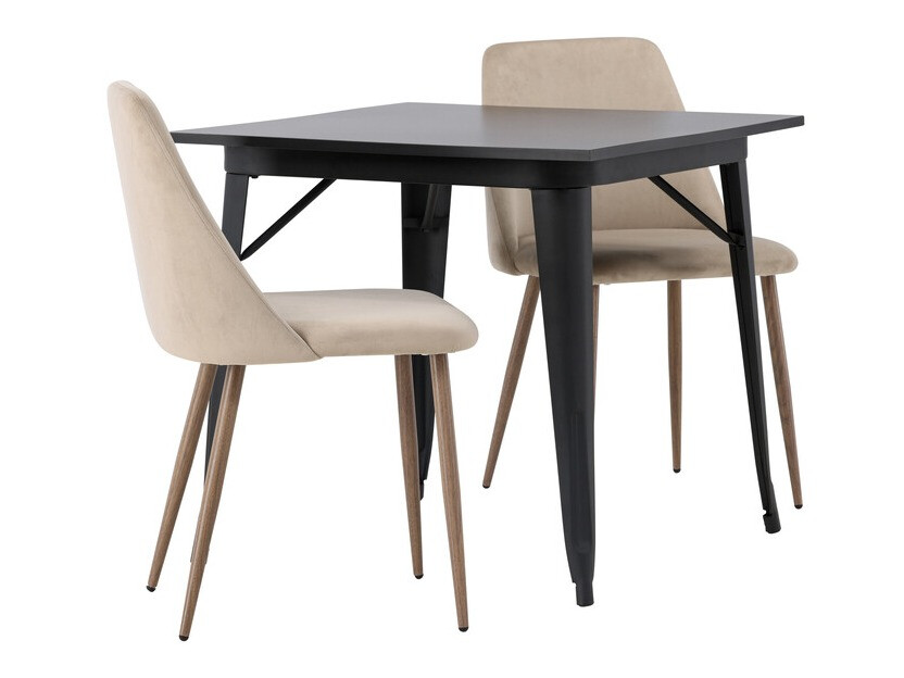 Dining set Dallas 4049 (Beige + Nut)