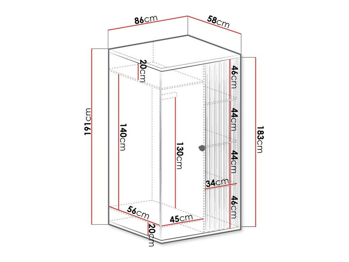 Wardrobe Venmava 100