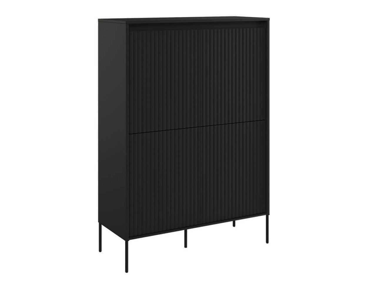 Μπουφέ Fernolu 102 (Μαύρο)