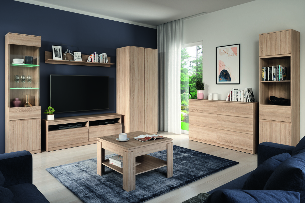 Chest of drawers Catelbi 102 (Sonoma oak)
