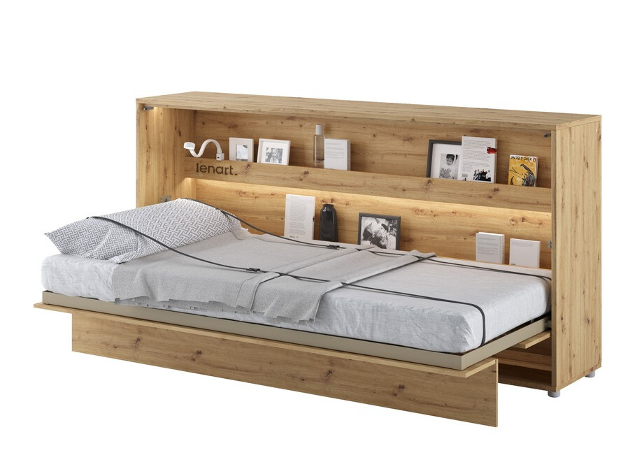 Κρεβάτι τοίχου Concept Pro Lenart V (Artisan βελανιδιά)